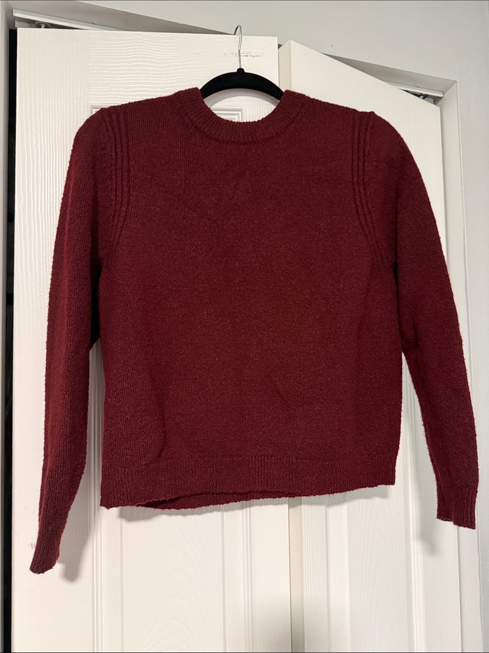 a new day Women's Crewneck Sweater in Wine Red